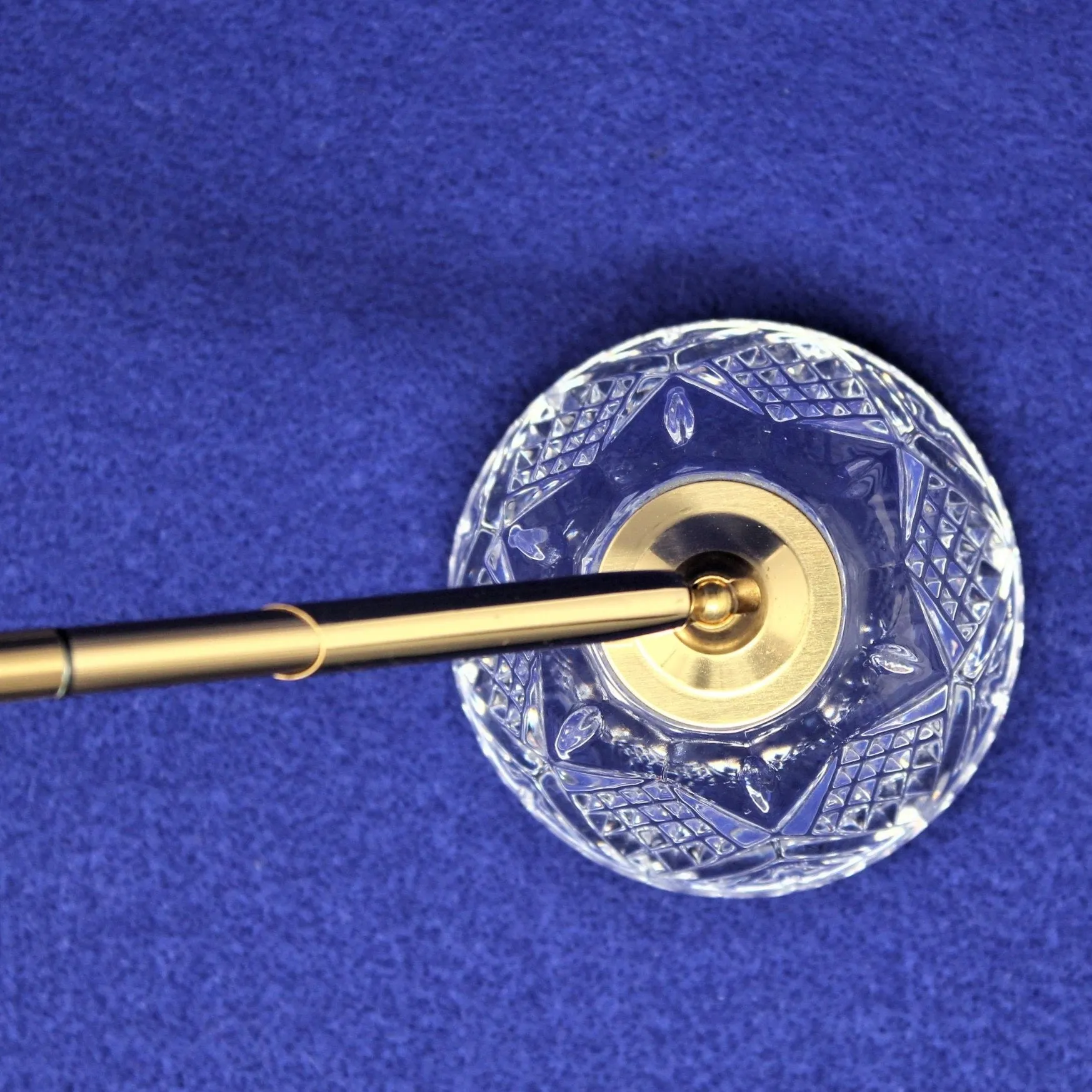 Pen Holder / Paper Weight, Cristal De Flandre, Salzburg, Lead Crystal, France