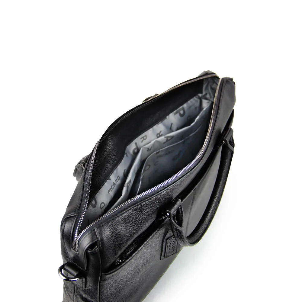 Picard Cologne Men's Leather Briefcase (Jet)