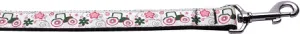 Pink Tractors Nylon Dog Leash 5-8 Inch Wide 4ft Long