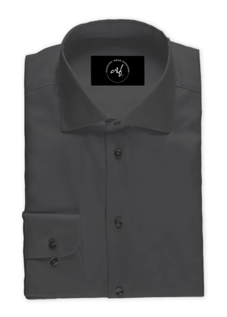 Plain Dark Grey Shirt
