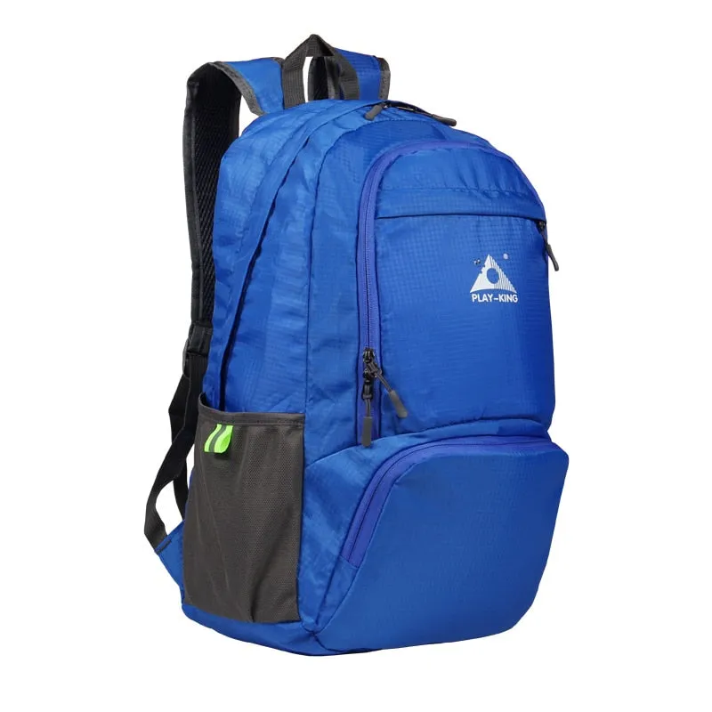 PLAYKING Lightweight Nylon Foldable Backpack Multicolor Waterproof Outdoor Sport  Camping Hiking Travel Folding Bags