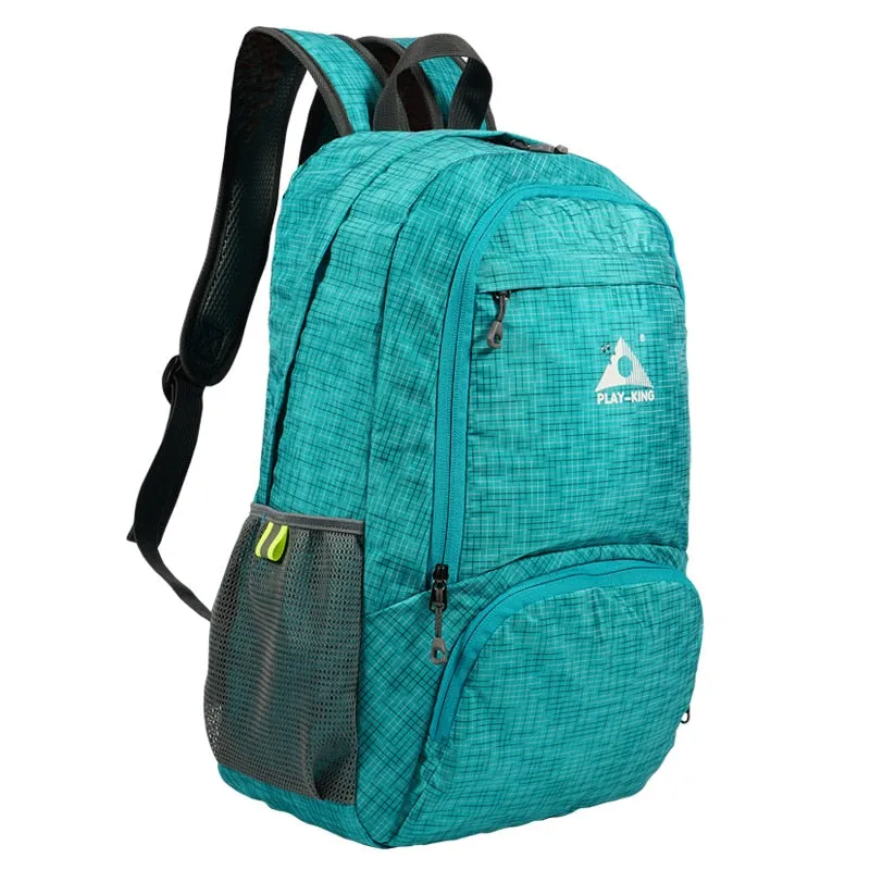 PLAYKING Lightweight Nylon Foldable Backpack Multicolor Waterproof Outdoor Sport  Camping Hiking Travel Folding Bags