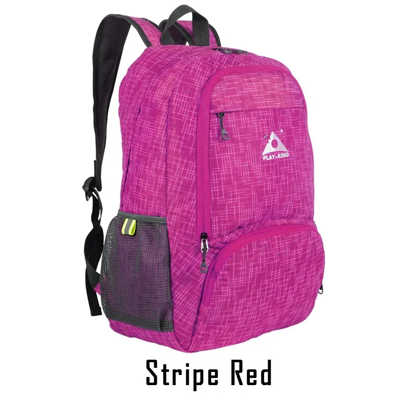 PLAYKING Lightweight Nylon Foldable Backpack Multicolor Waterproof Outdoor Sport  Camping Hiking Travel Folding Bags