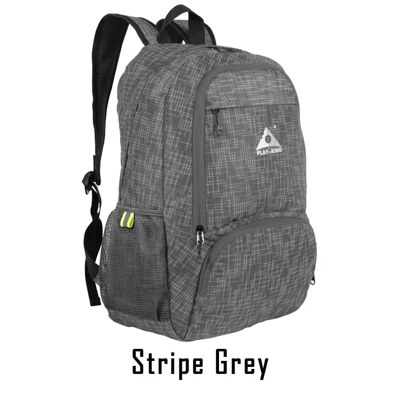 PLAYKING Lightweight Nylon Foldable Backpack Multicolor Waterproof Outdoor Sport  Camping Hiking Travel Folding Bags