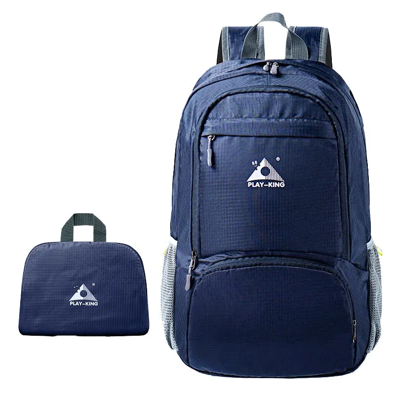 PLAYKING Lightweight Nylon Foldable Backpack Multicolor Waterproof Outdoor Sport  Camping Hiking Travel Folding Bags