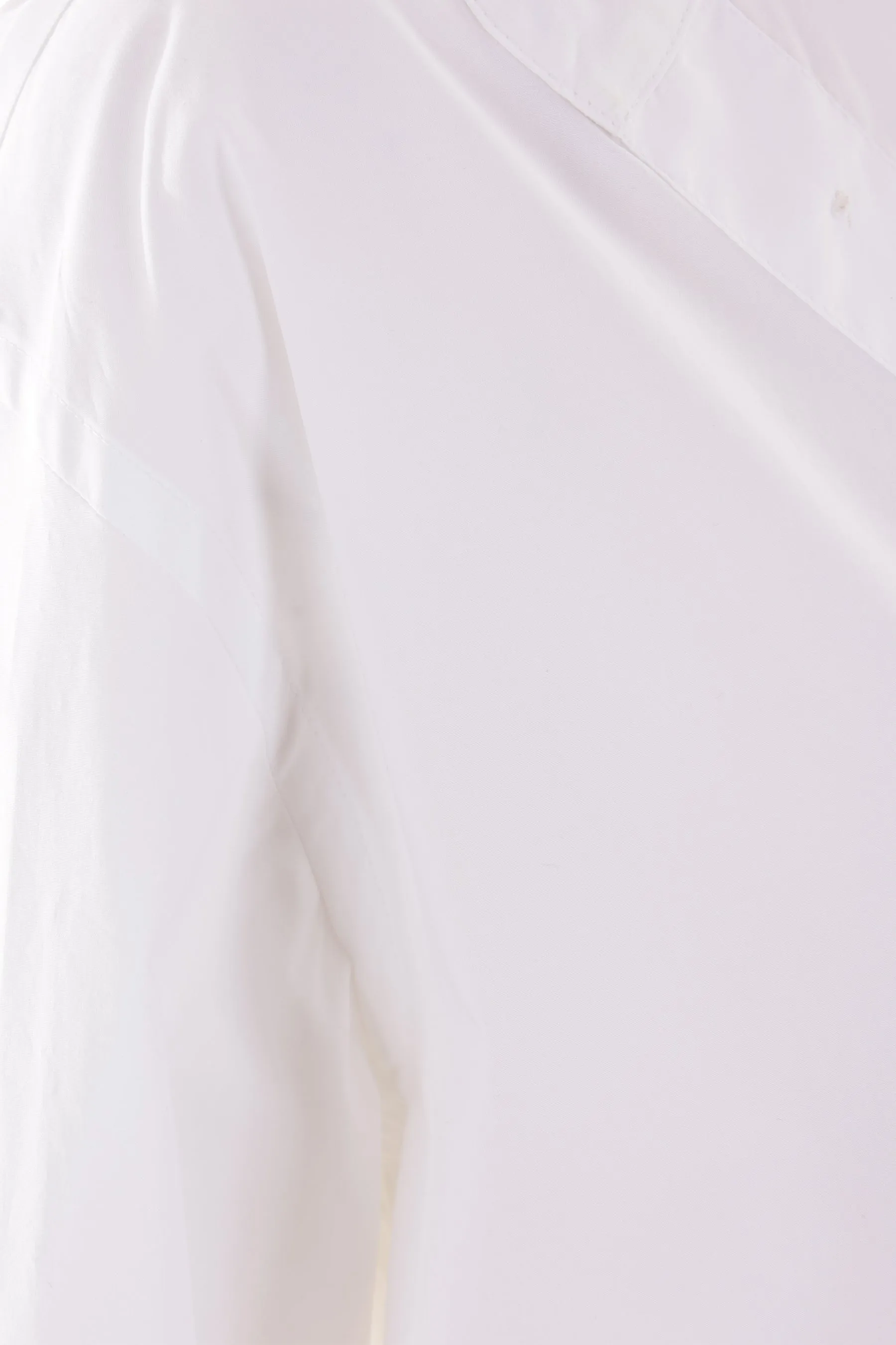poplin shirt with destructured details