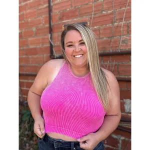 “Poppy”   Cropped Tank {CURVY}