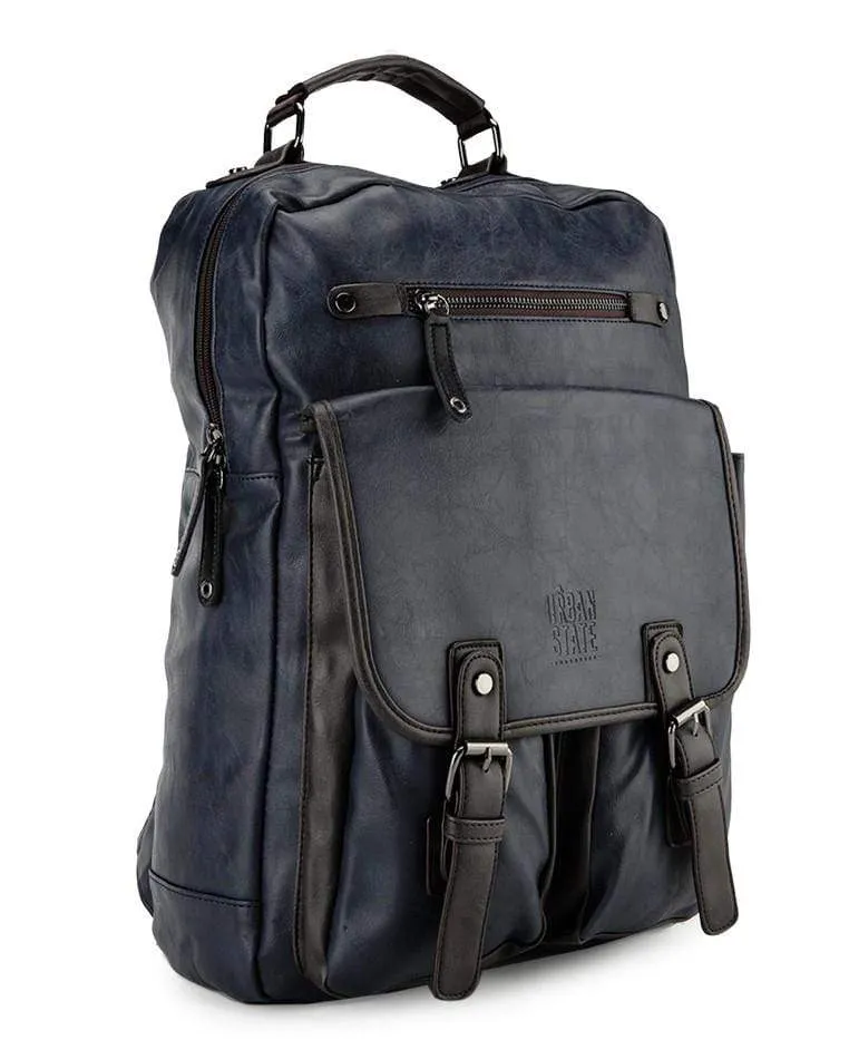 Pu Utility Large Backpack - Navy