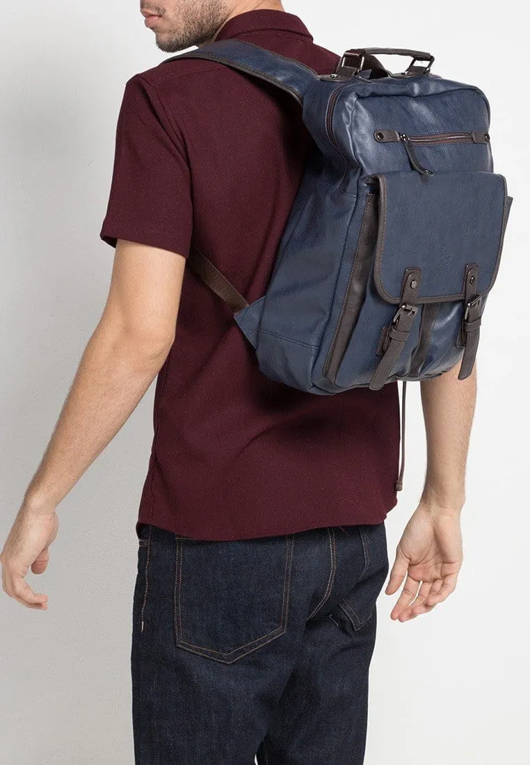 Pu Utility Large Backpack - Navy