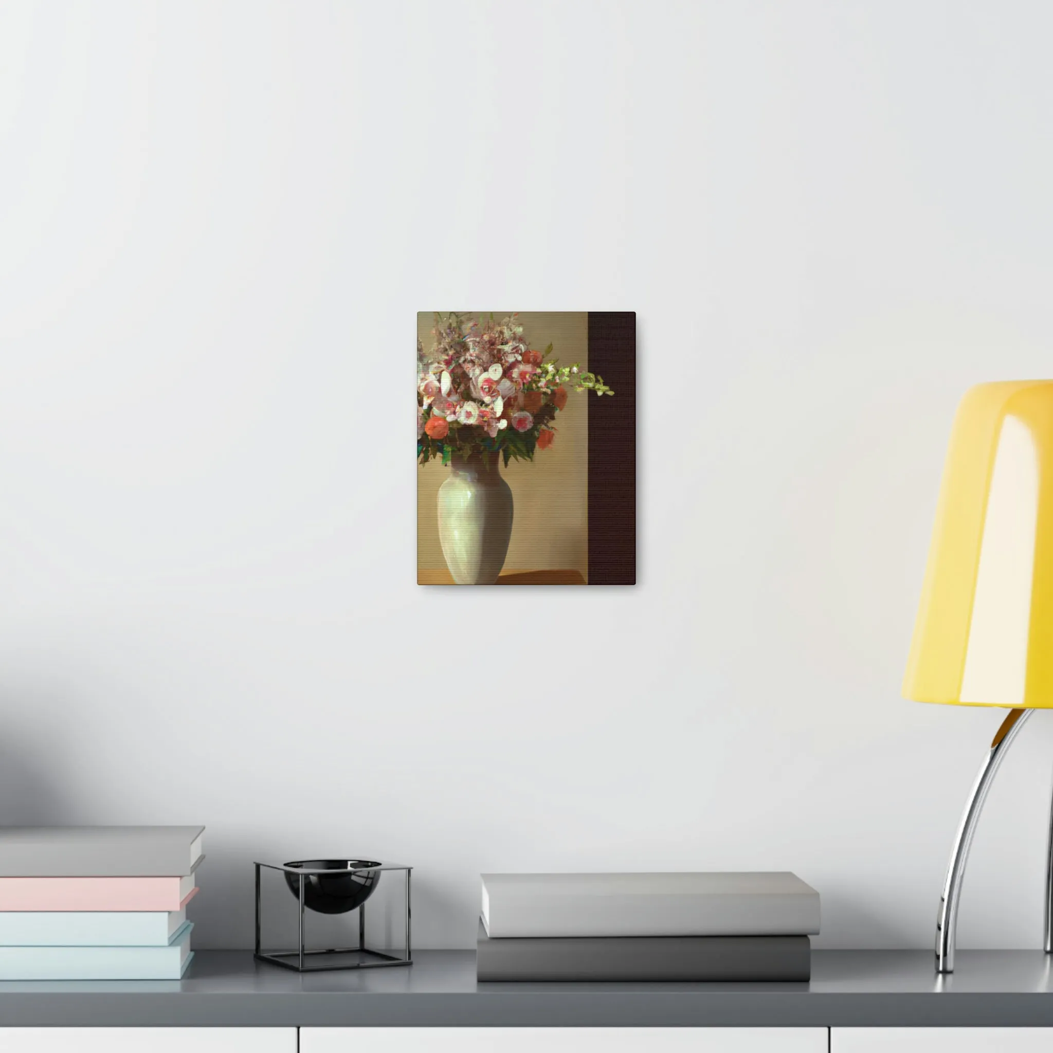 "Beautiful Floral Vase" - Canvas