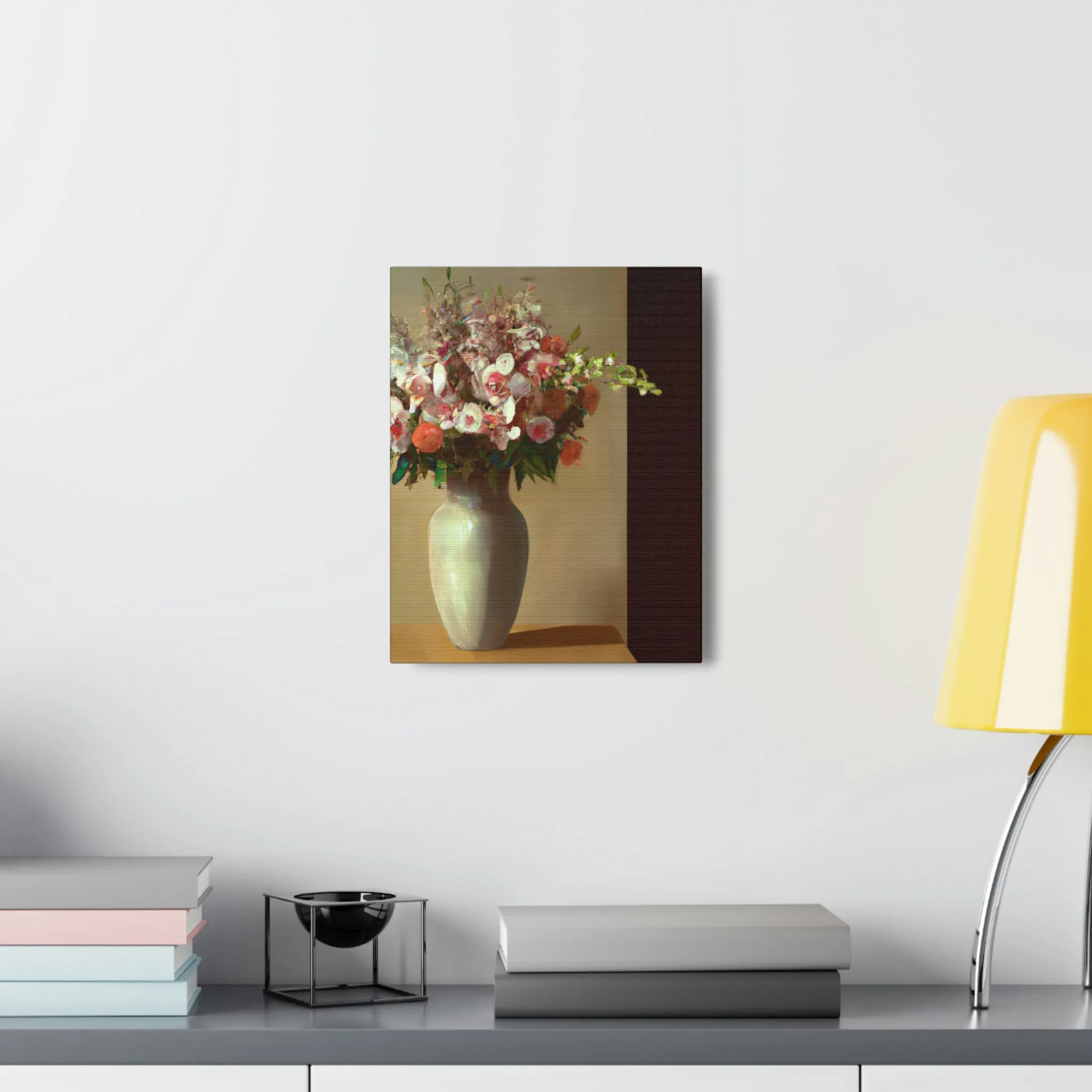 "Beautiful Floral Vase" - Canvas