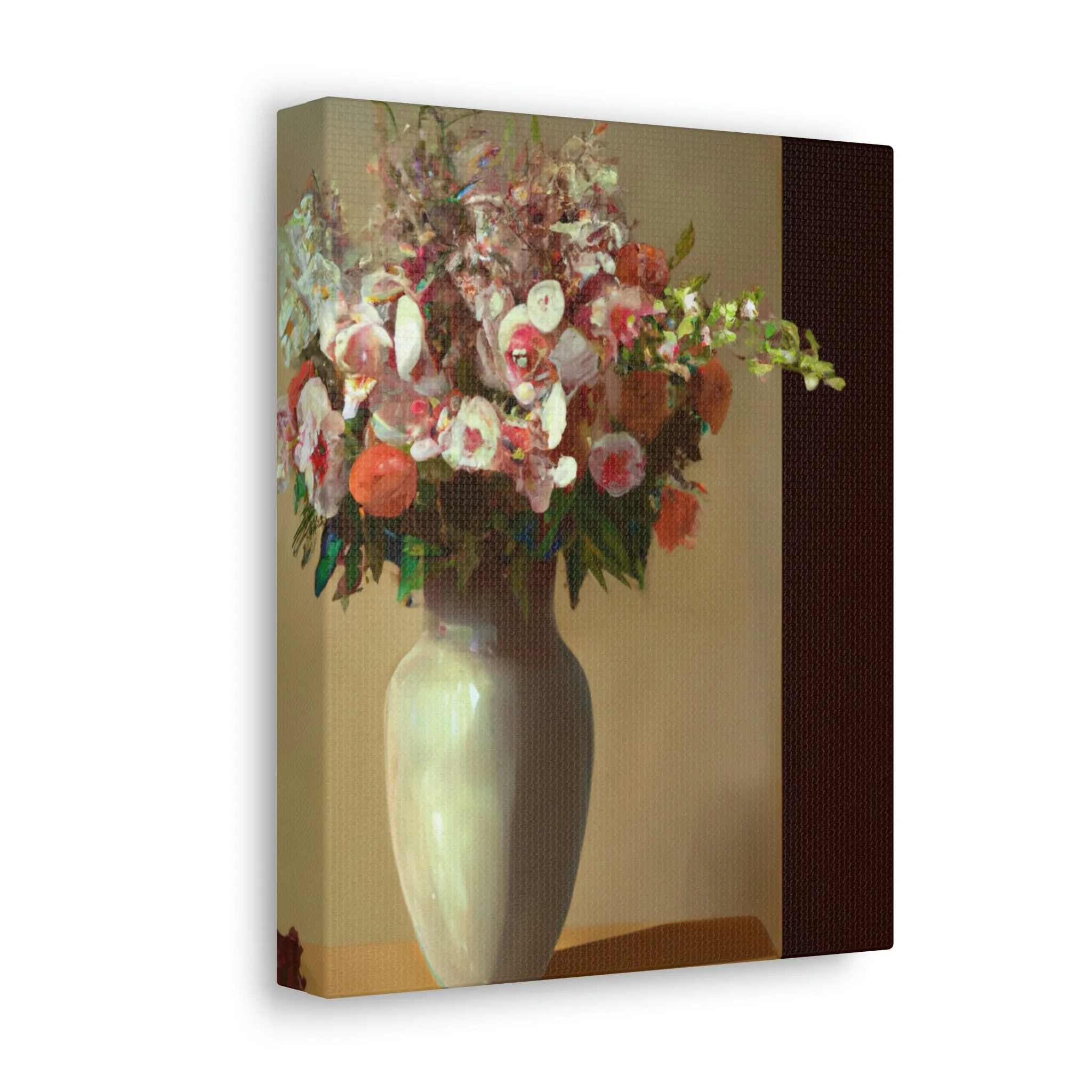 "Beautiful Floral Vase" - Canvas