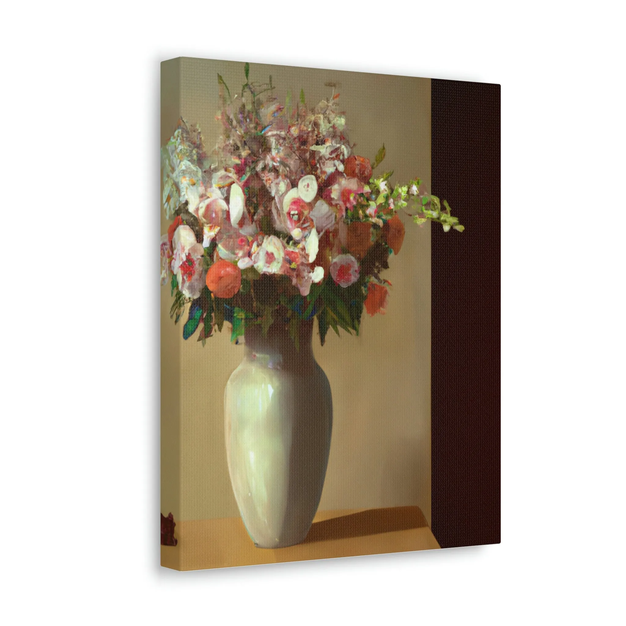 "Beautiful Floral Vase" - Canvas