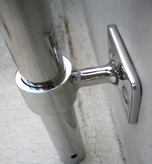 Rail Stanchion "Stand-Off" 90 Degree 1 3/16" Fits Boston Whaler 13'   Others