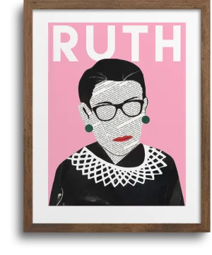 RBG "RUTH" Art Print