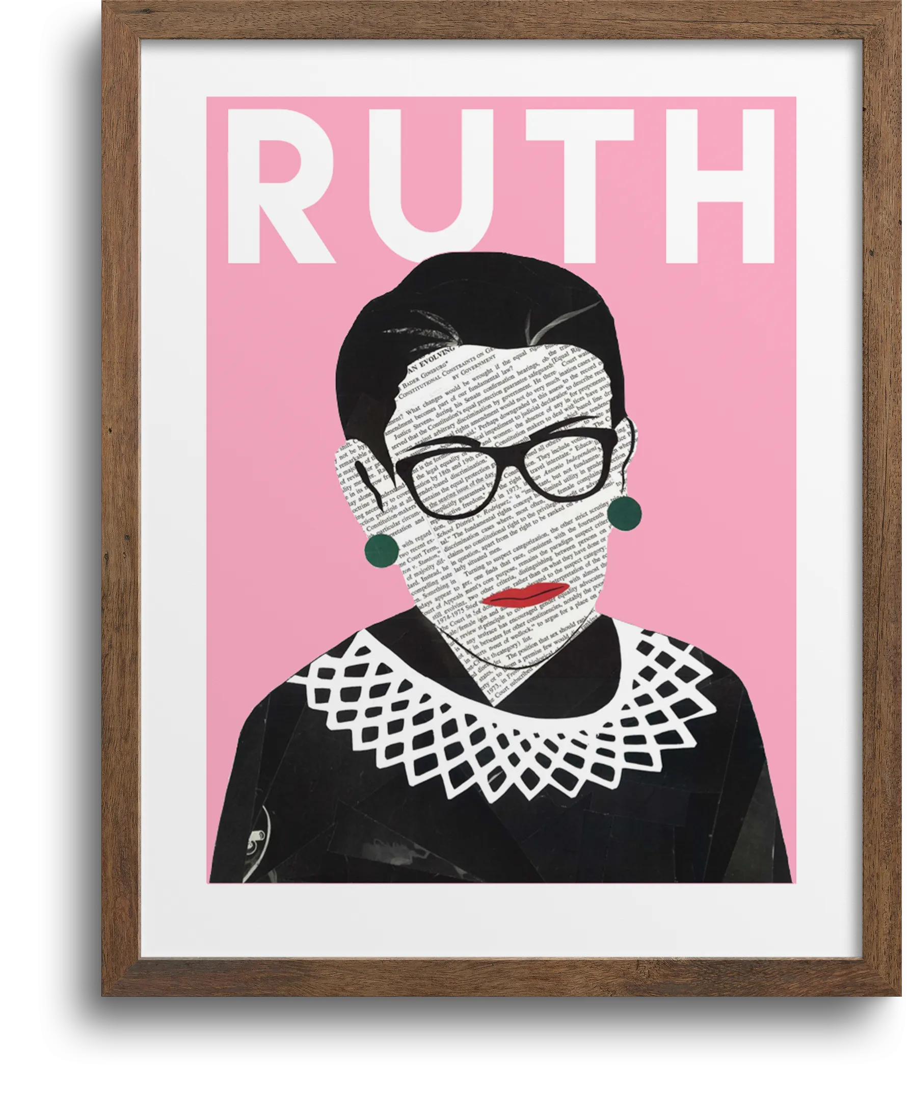 RBG "RUTH" Art Print