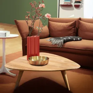 Recycled Teak Wood Retro Coffee Table