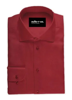 Red Poplin Shirt