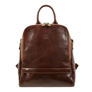 Regeneration - Womens Leather Backpack Convertible Bag