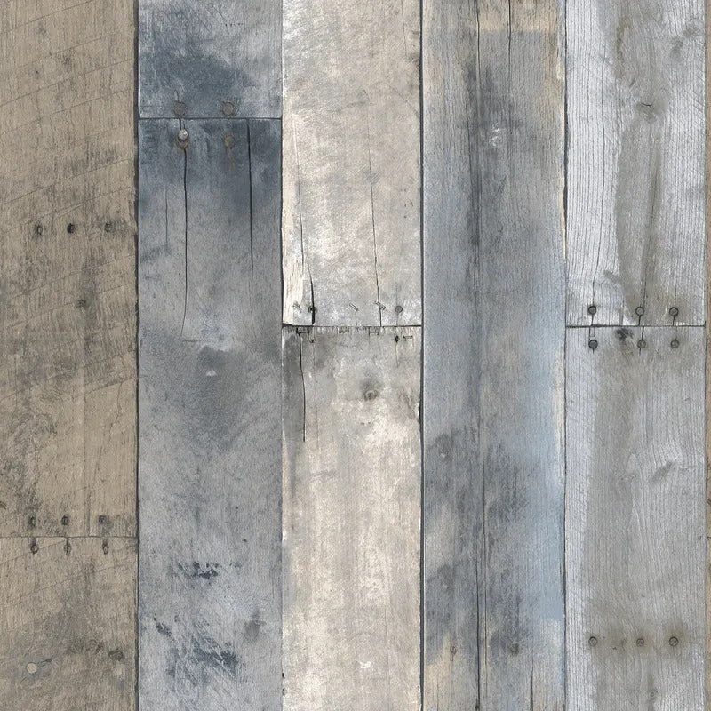 Repurposed Wood 5.5 yds. Wallpaper