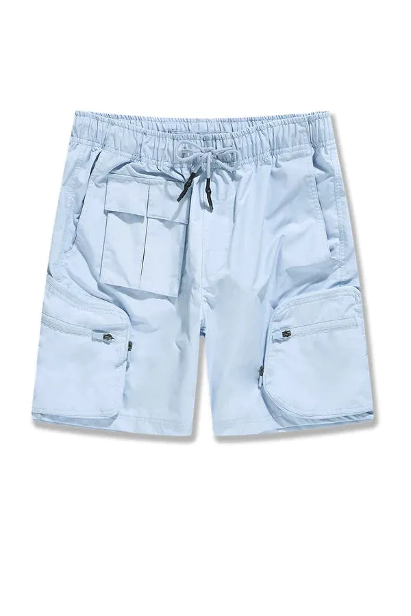 Retro - Altitude Cargo Shorts - Sky Blue