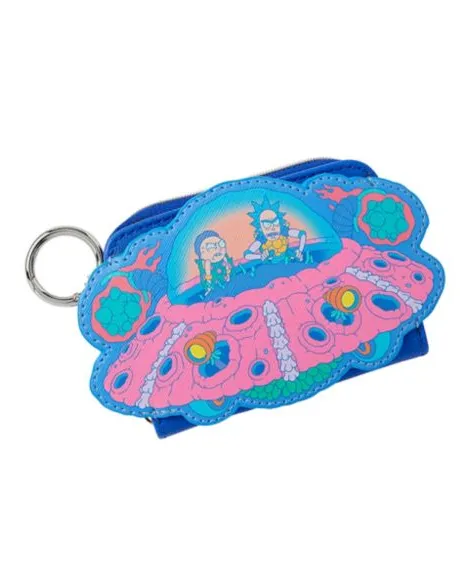 Rick and Morty Zip Around Wallet Spaceship Bioworld