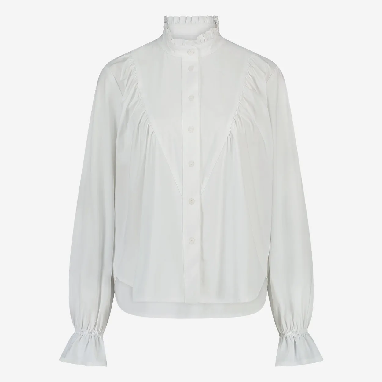 Roberta Blouse Technical Jersey | White