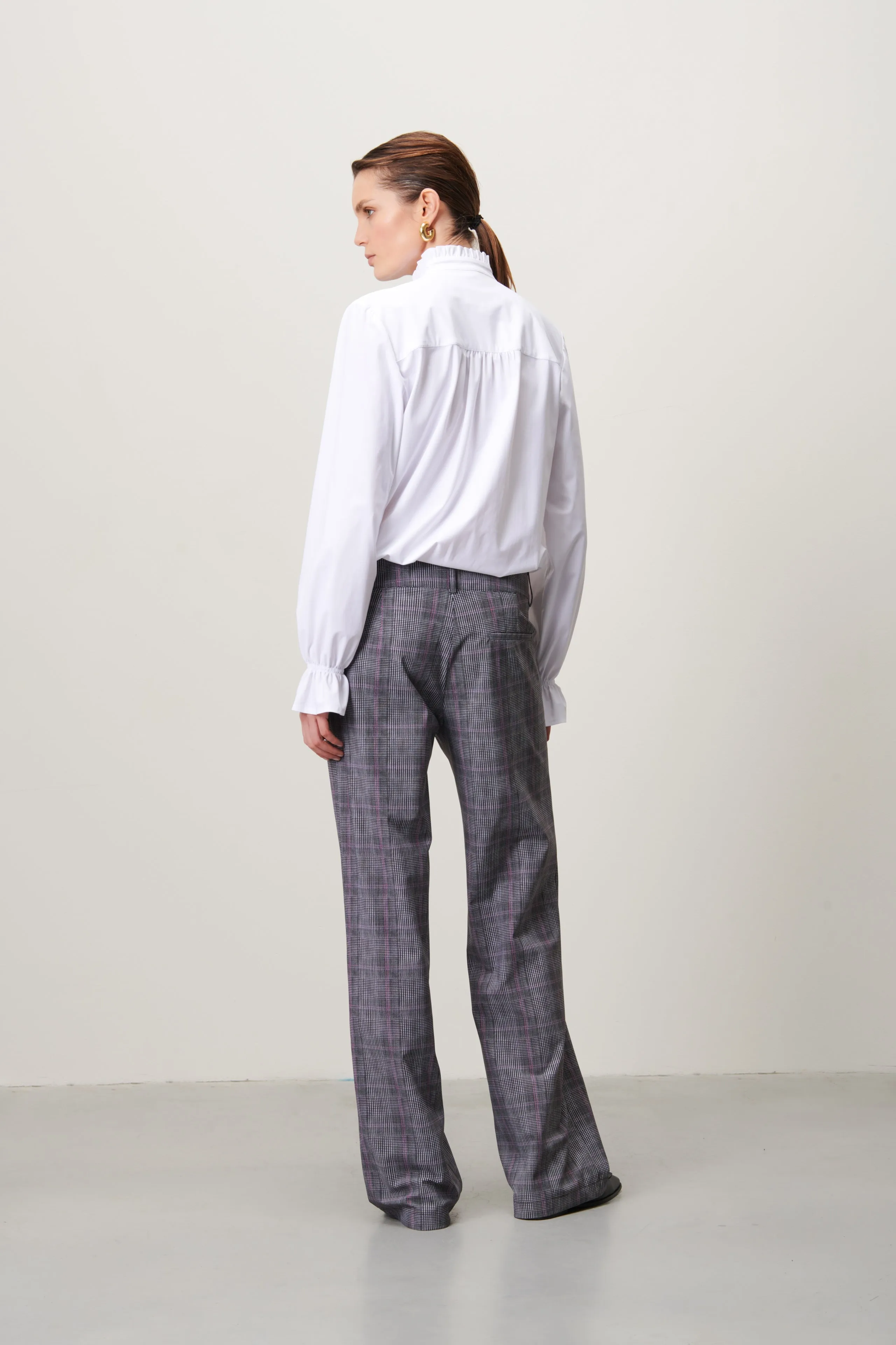 Roberta Blouse Technical Jersey | White