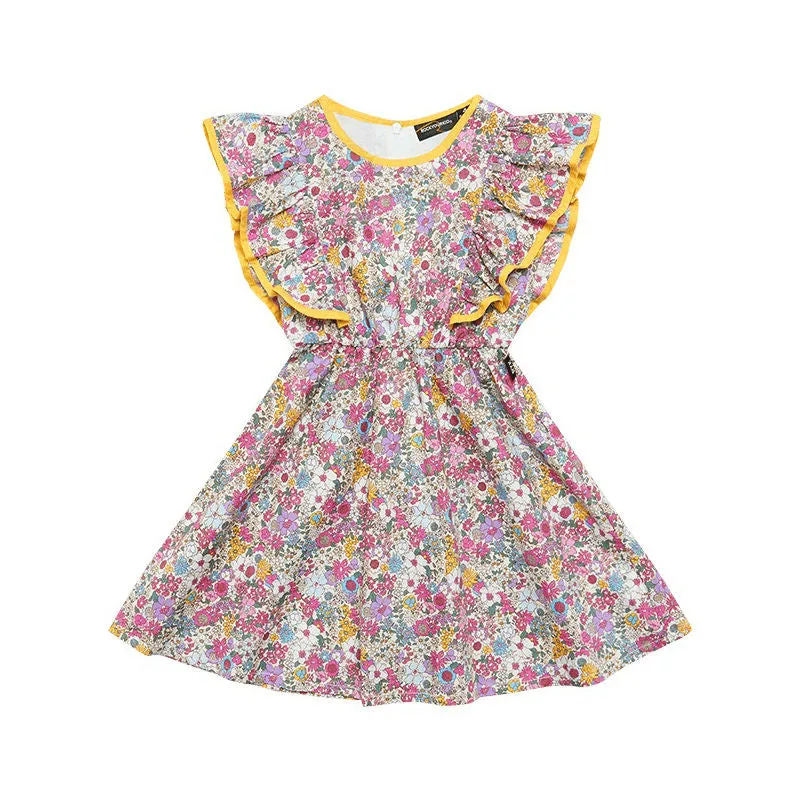 Rock Your Kid Floral Angel Dress