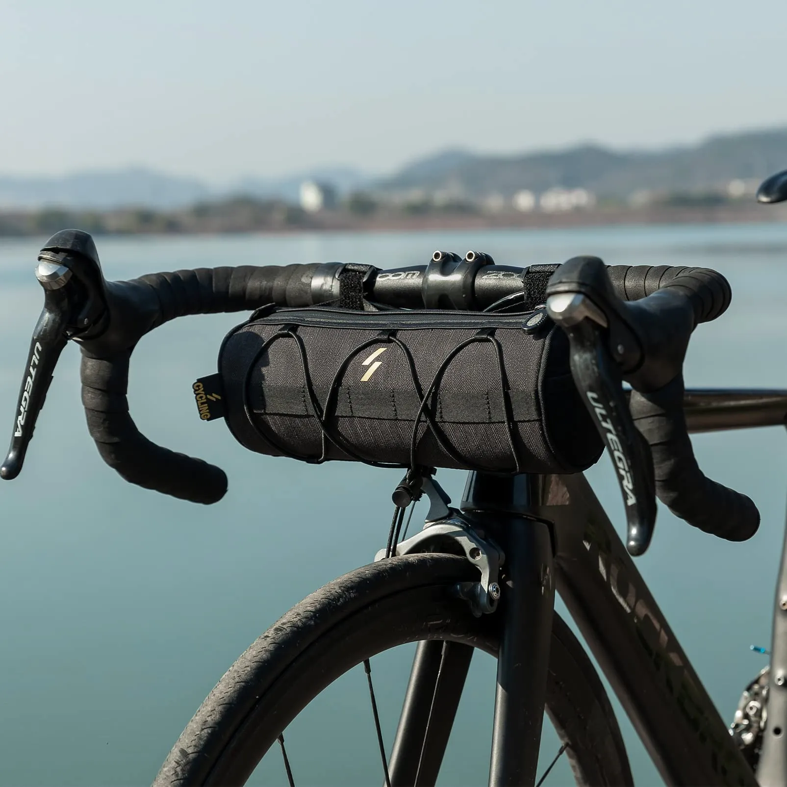 ROCKBROS Small Handlebar Bag Handy Front Bike Storage Pouch with Shoulder Strap Ideal