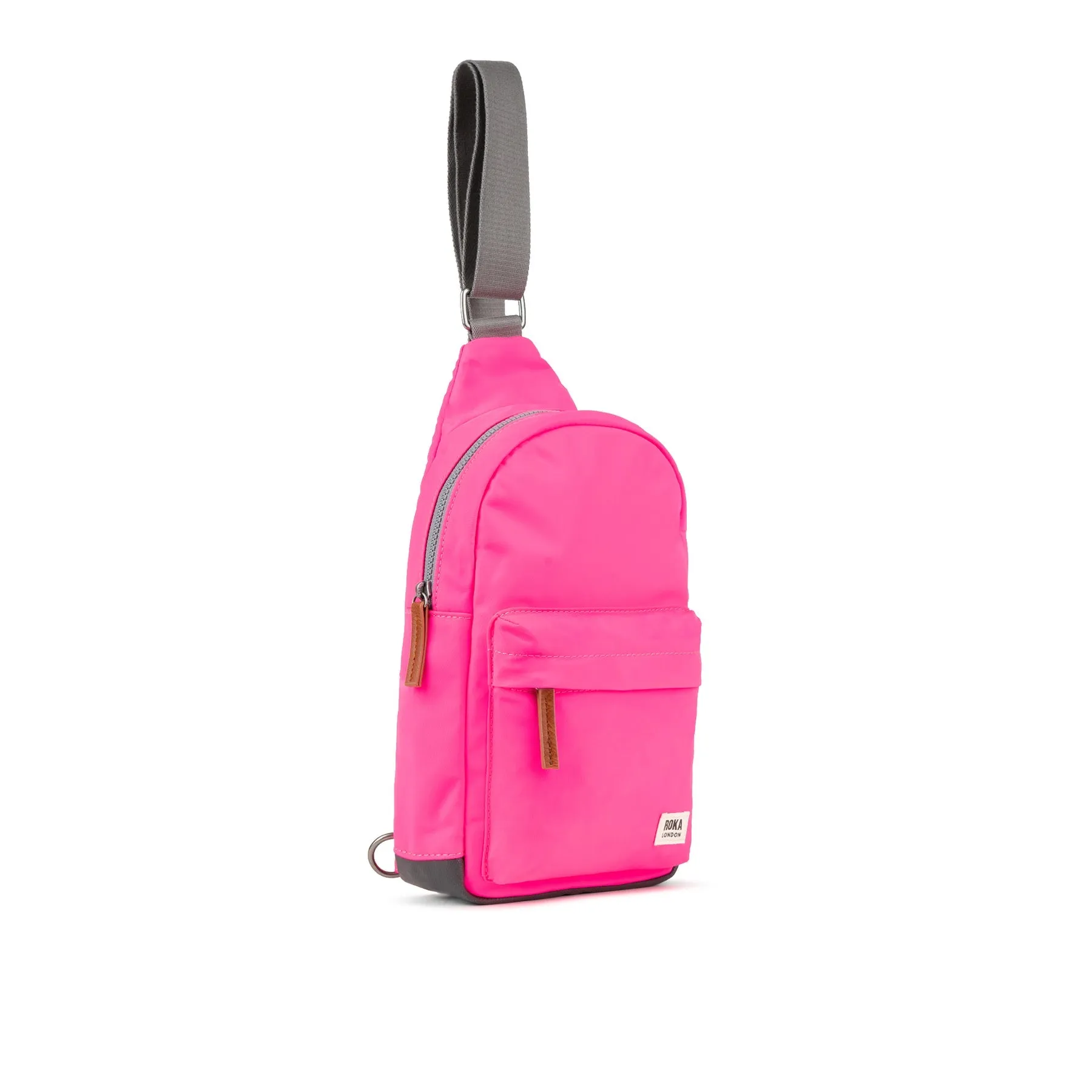 ROKA Willesden B Large Recycled Nylon Bag - Neon Pink