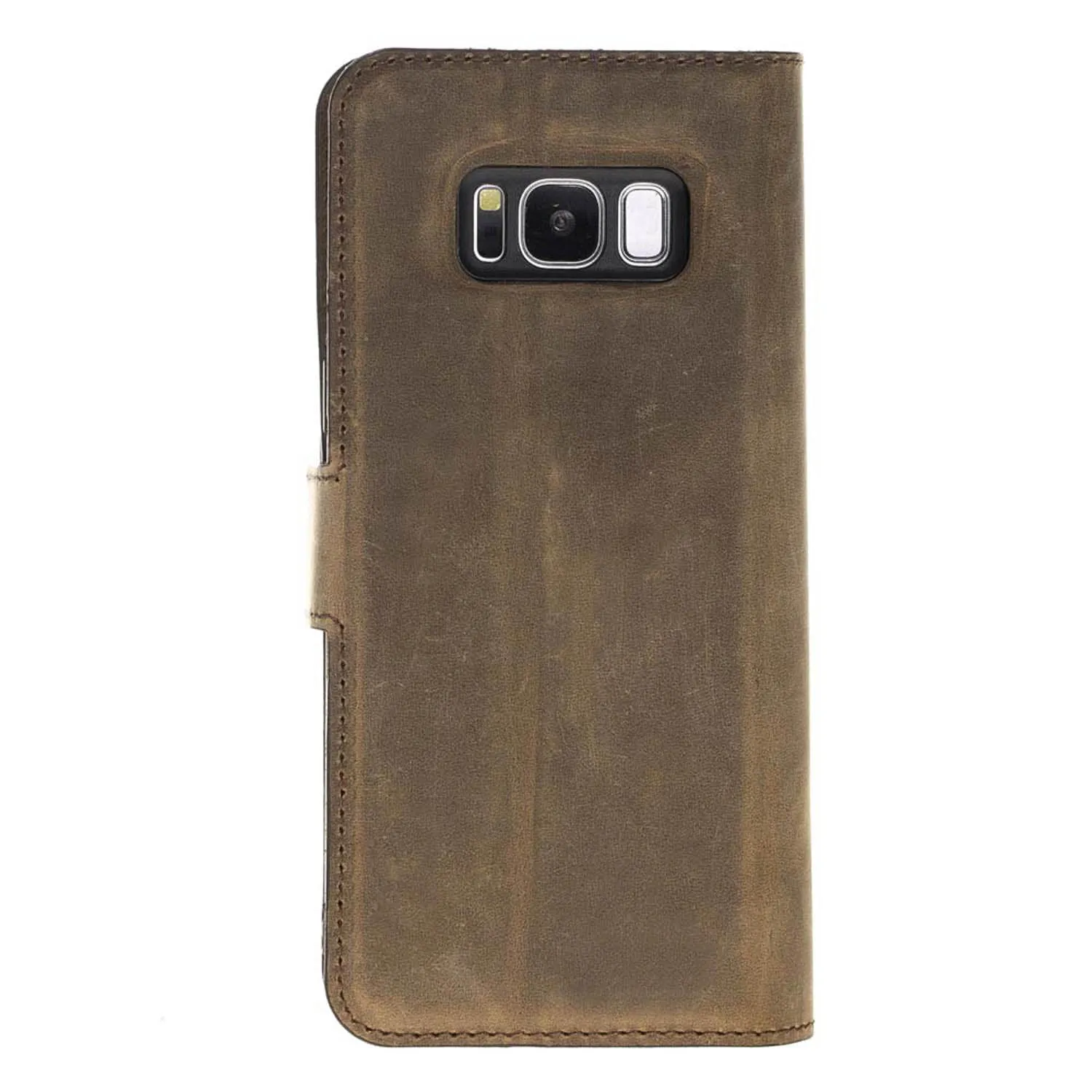 Samsung Galaxy S8 Plus Dual Fold Magnetic Detachable Leather Wallet Case