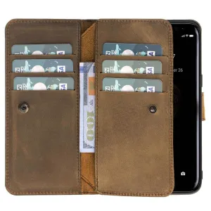 Samsung Galaxy S8 Plus Dual Fold Magnetic Detachable Leather Wallet Case