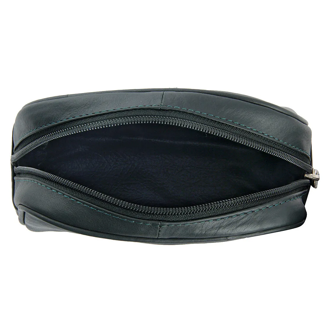 Sasha Tan Leather Wash Bag for Women