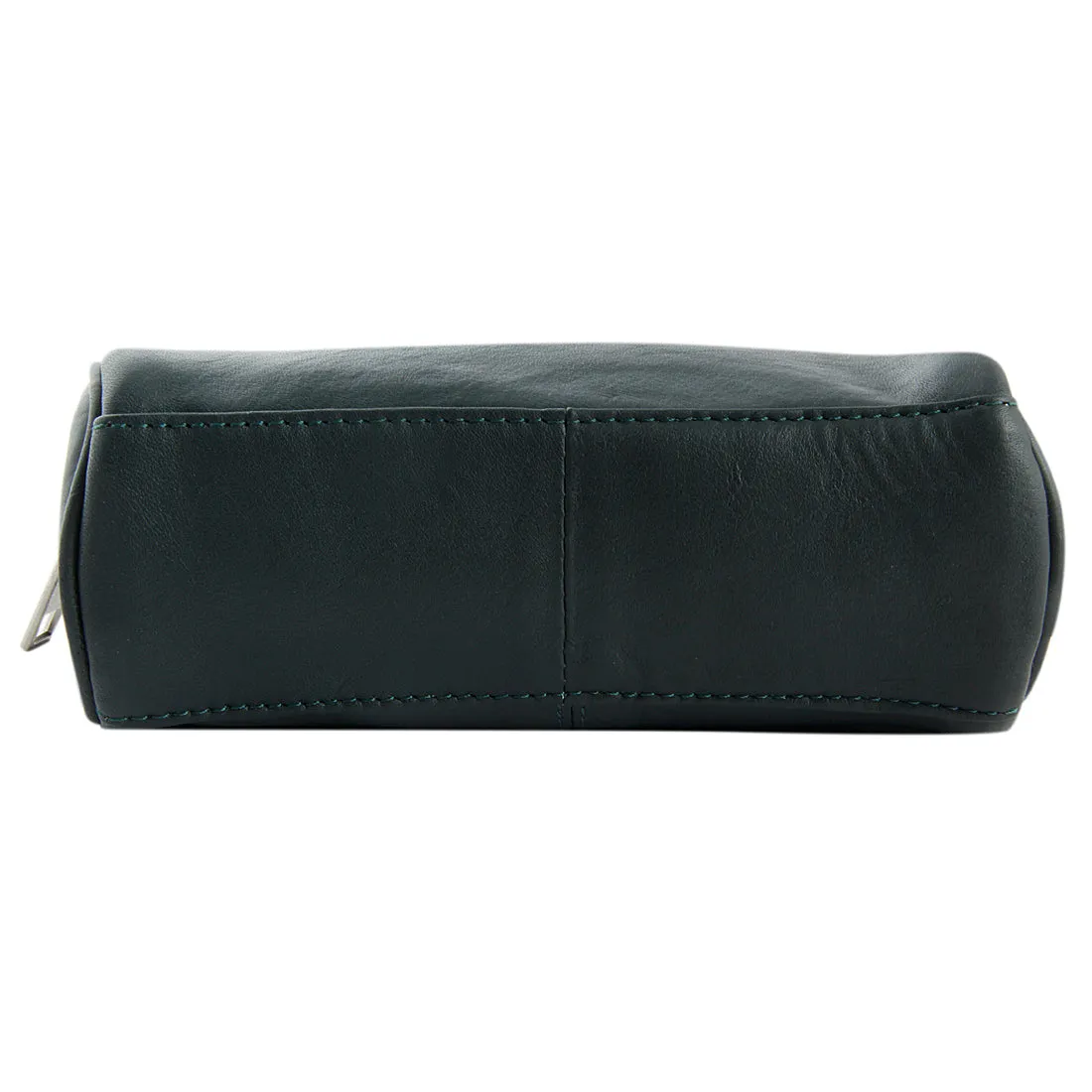 Sasha Tan Leather Wash Bag for Women
