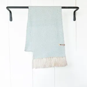 Seafoam Handwoven Silk Scarf