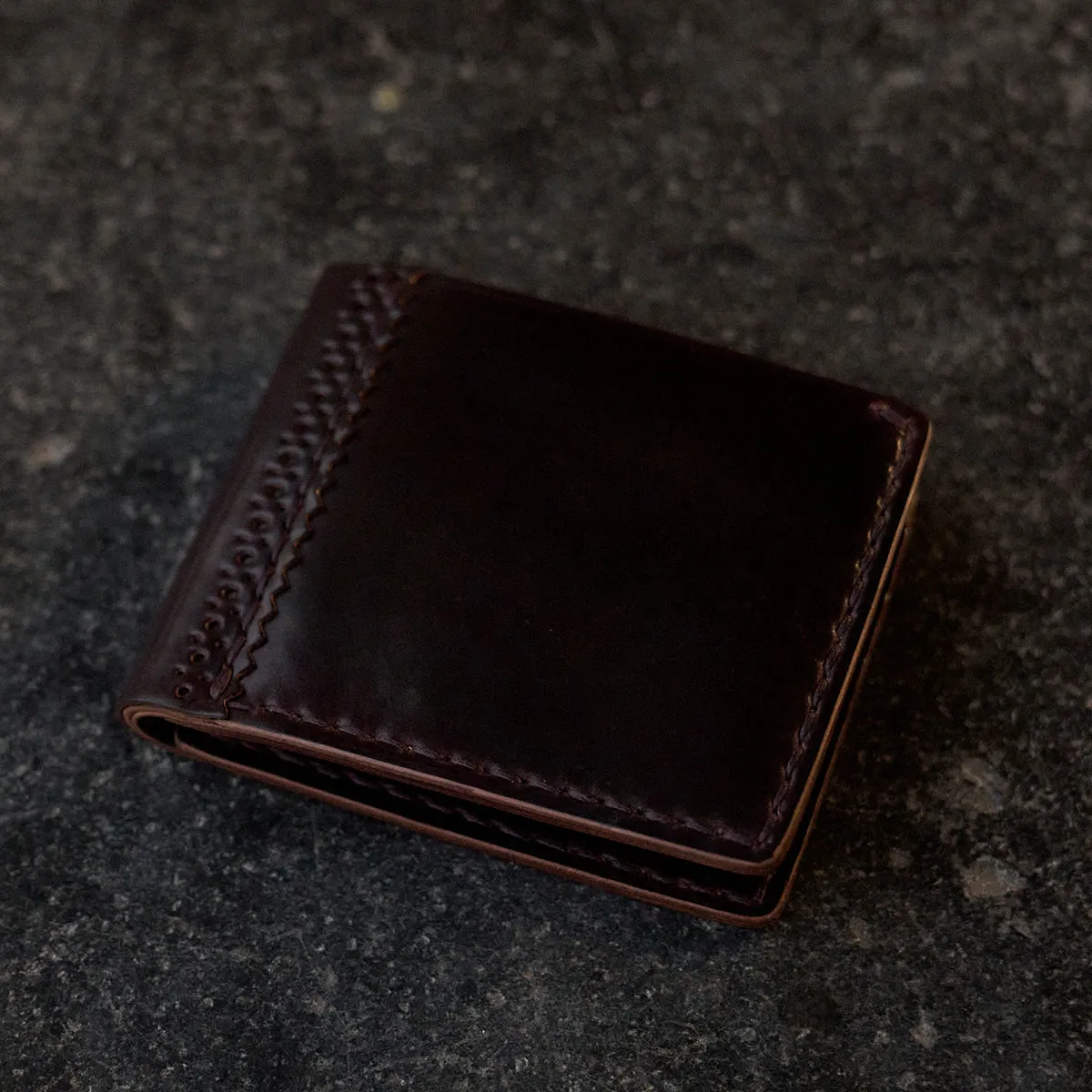 Shell Brogue Wallet No. 40