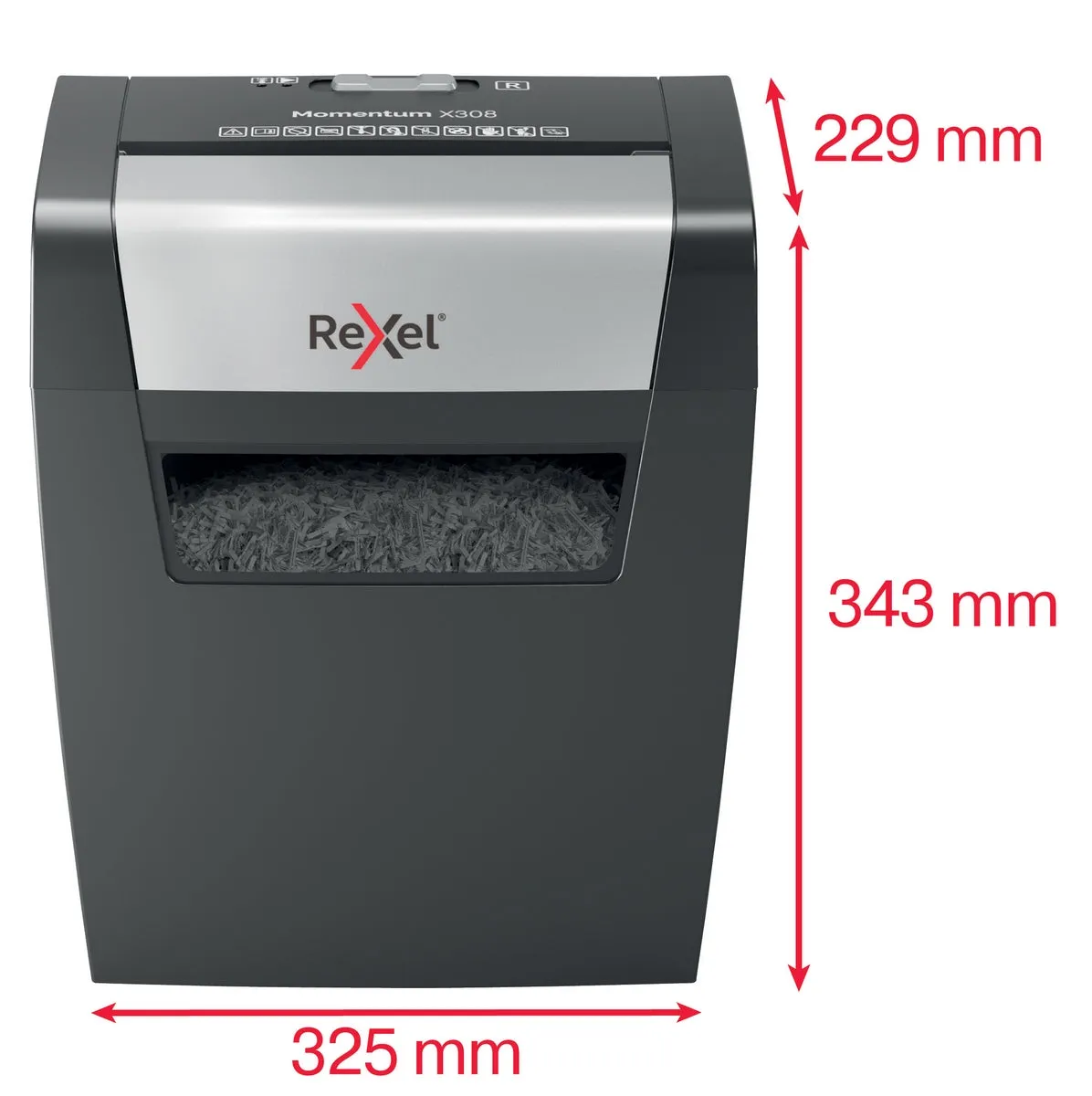 Shredder Machine Momentum X308 Cross Cut