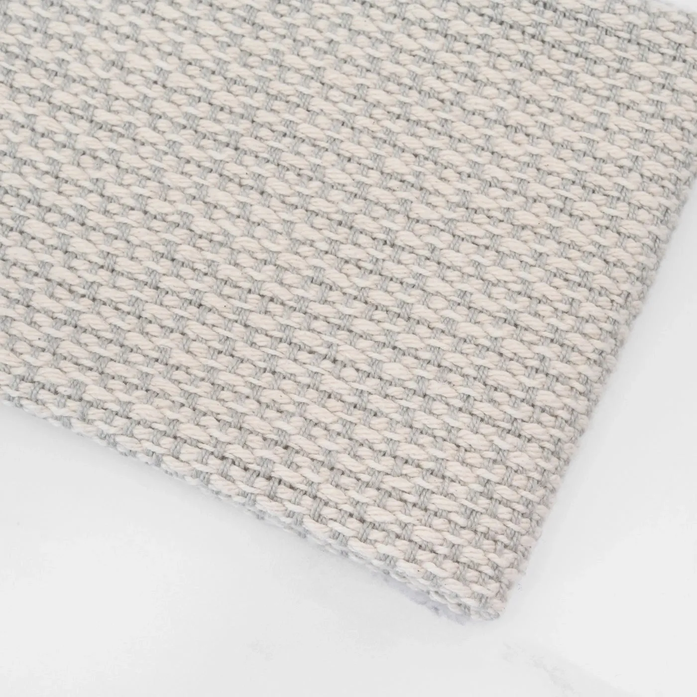 Silver Gray Handwoven Kitchen Towel