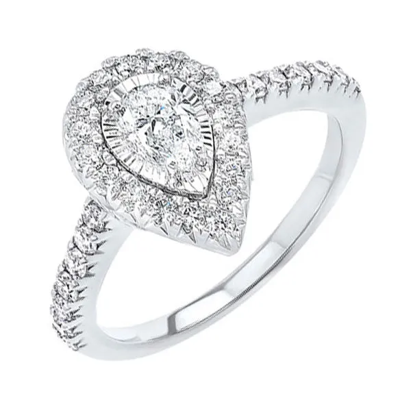 Silver (SLV 995) & Cubic Zirconia Stunning Fashion Ring - 3/4 CTW