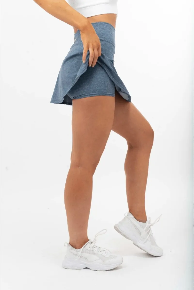 Skirt Shorts - Pale Blue