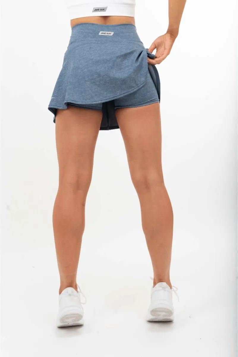 Skirt Shorts - Pale Blue