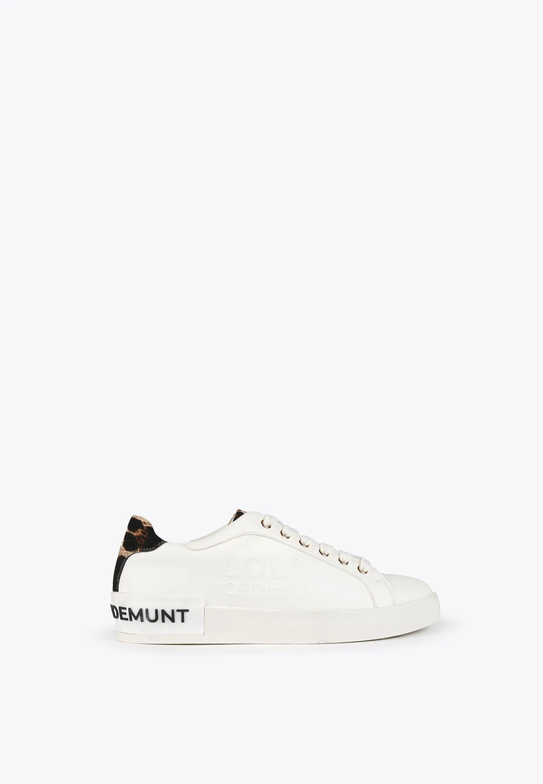 Sneakers with animal print details