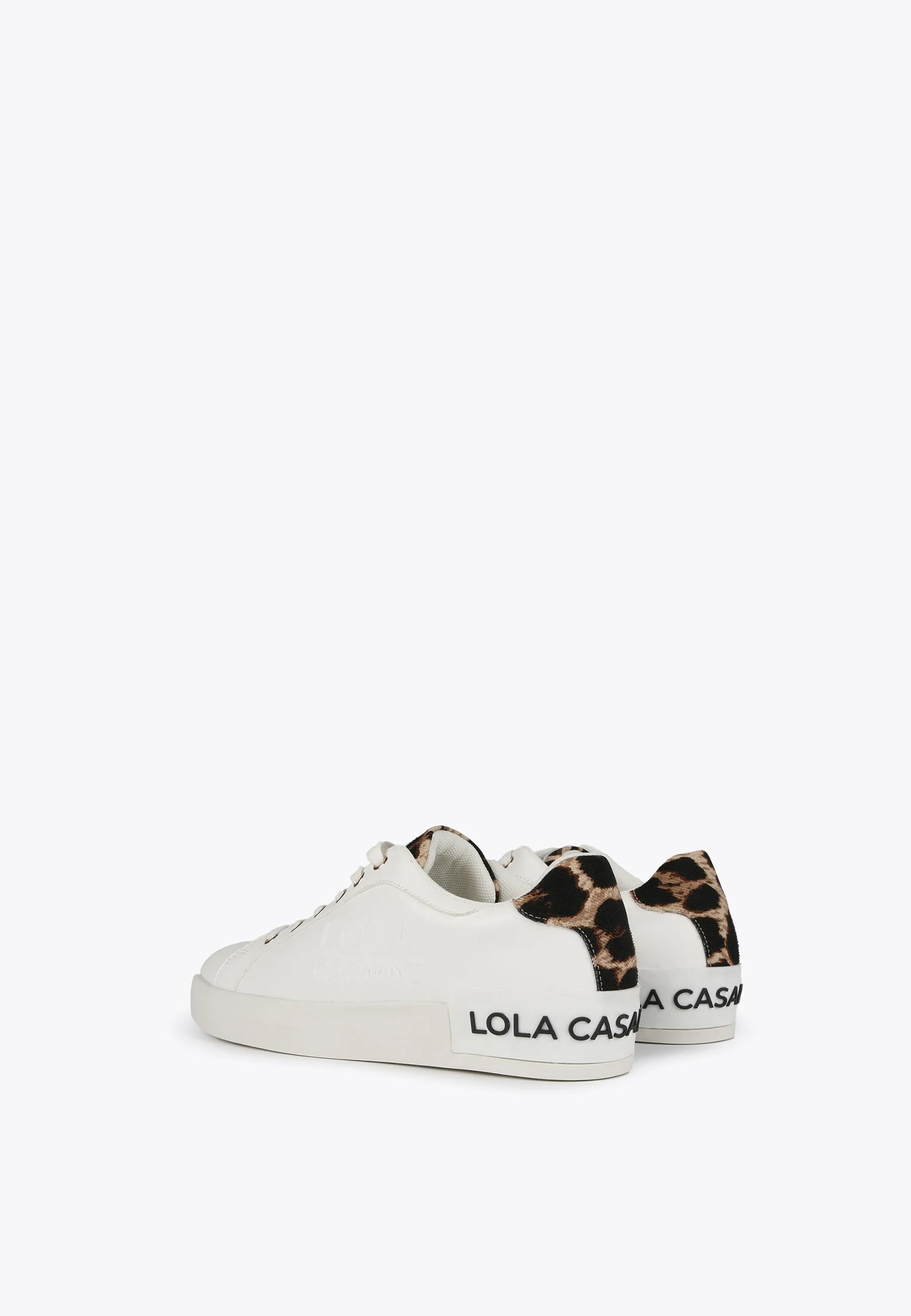 Sneakers with animal print details