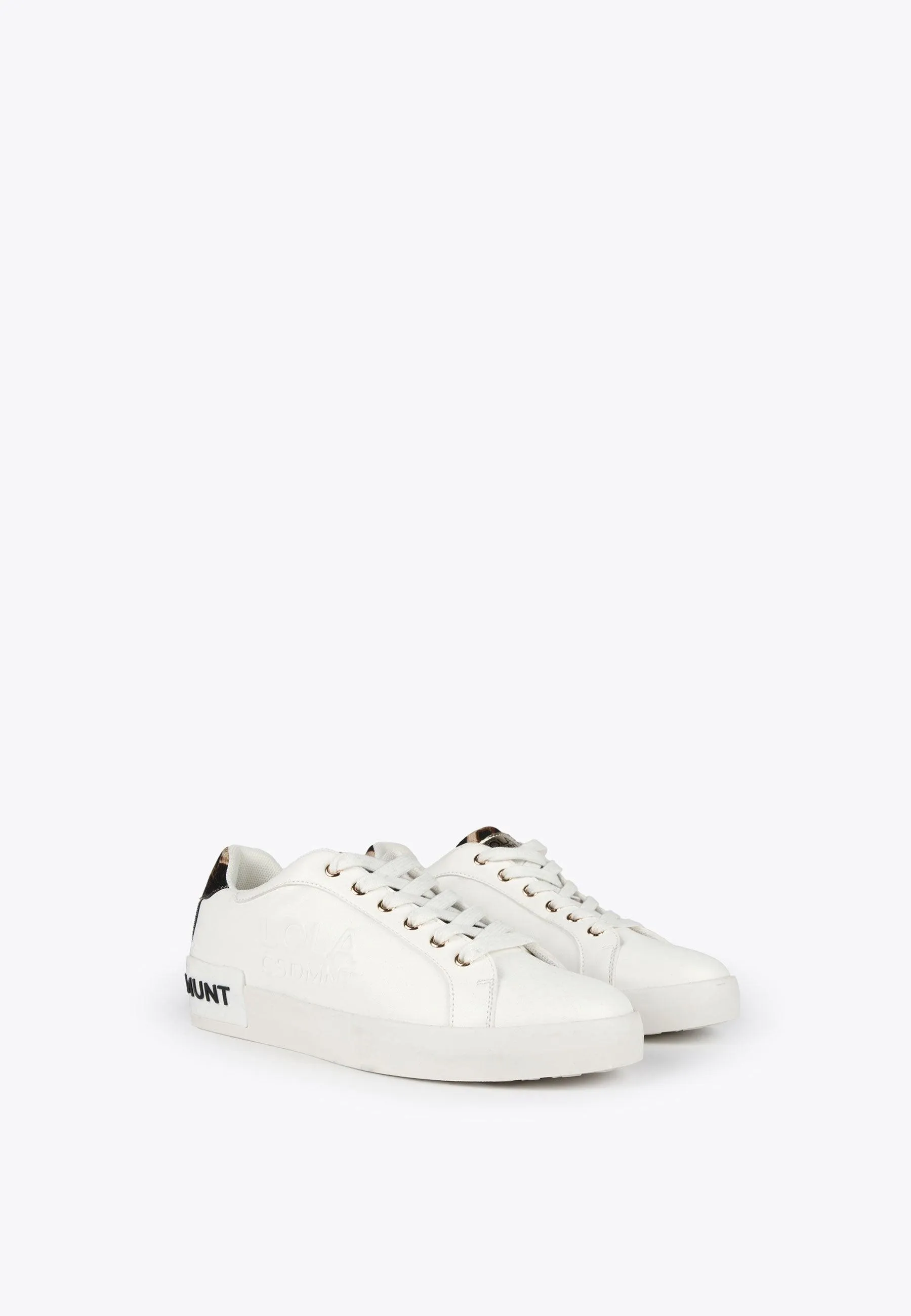Sneakers with animal print details