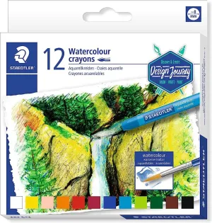 Staedtler 223-C12 Watercolour Crayons Staedt Pc