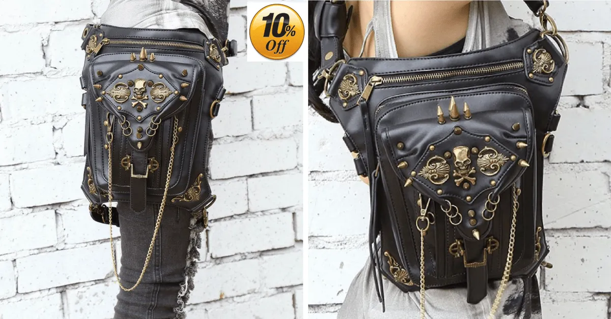 Steampunk Skull Bag
