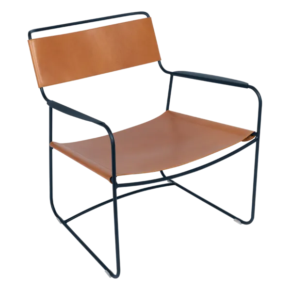Surprising Leather Low Armchair