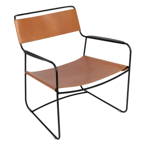 Surprising Leather Low Armchair