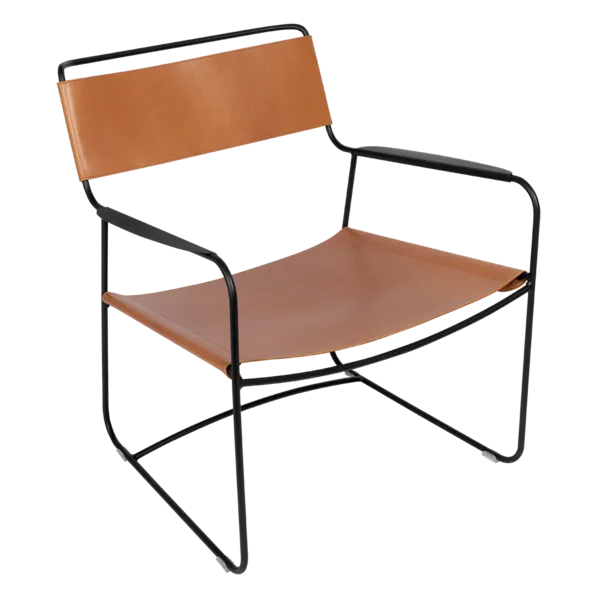 Surprising Leather Low Armchair